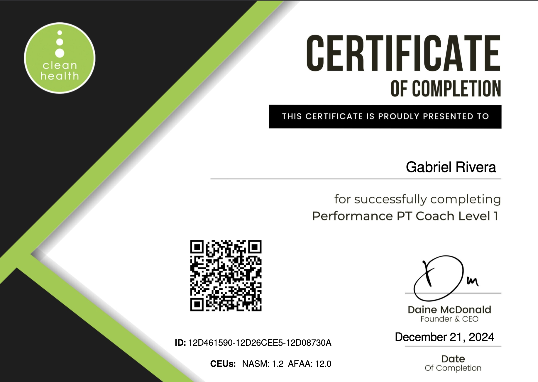 PT Level 1
